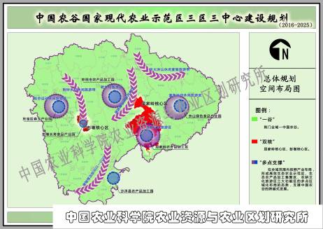 中国农谷国家现代农业示范区三区三中心建设规划